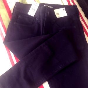 Express Jean Legging Mid-Rise in Black